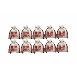 Team Bride  Baskıl Kese 10x13 Ebat 10'Lu Paket