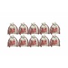 Team Bride  Baskıl Kese 10x13 Ebat 10'Lu Paket