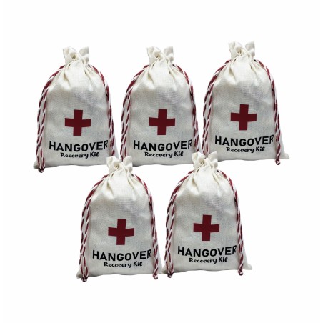 Hangover kit Baskılı Kese 15x20 ebat 5'li Paket